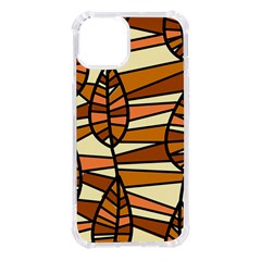 Autumn Leaf Mosaic Seamless Iphone 14 Tpu Uv Print Case by danenraven