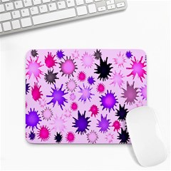 Inks Drops Black Paint Design Small Mousepad by danenraven