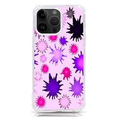 Inks Drops Black Paint Design Iphone 14 Pro Max Tpu Uv Print Case