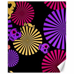 Seamless Halloween Day Of The Dead Canvas 16  X 20  by danenraven