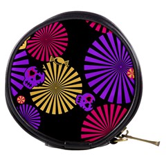 Seamless Halloween Day Of The Dead Mini Makeup Bag by danenraven