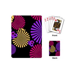 Seamless Halloween Day Of The Dead Playing Cards Single Design (mini) by danenraven