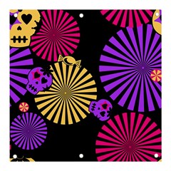 Seamless Halloween Day Of The Dead Banner And Sign 3  X 3  by danenraven