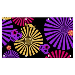 Seamless Halloween Day Of The Dead Banner And Sign 7  X 4  by danenraven