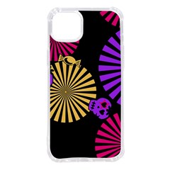 Seamless Halloween Day Of The Dead Iphone 14 Plus Tpu Uv Print Case by danenraven