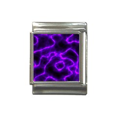 Purple Pattern Background Structure Italian Charm (13mm) by danenraven