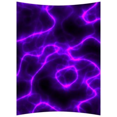 Purple Pattern Background Structure Back Support Cushion by danenraven