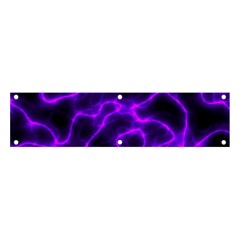 Purple Pattern Background Structure Banner And Sign 4  X 1  by danenraven