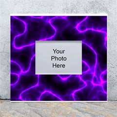 Purple Pattern Background Structure White Wall Photo Frame 5  X 7  by danenraven