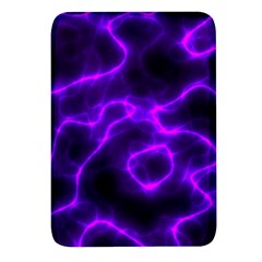 Purple Pattern Background Structure Rectangular Glass Fridge Magnet (4 Pack) by danenraven