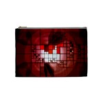 Pattern Structure Light Patterns Cosmetic Bag (Medium) Front