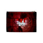 Pattern Structure Light Patterns Cosmetic Bag (Medium) Back