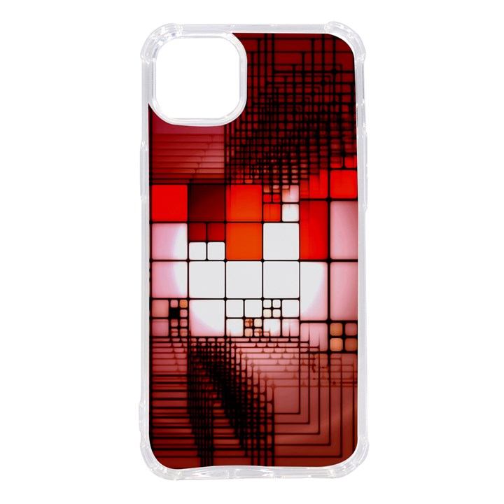 Pattern Structure Light Patterns iPhone 14 Plus TPU UV Print Case