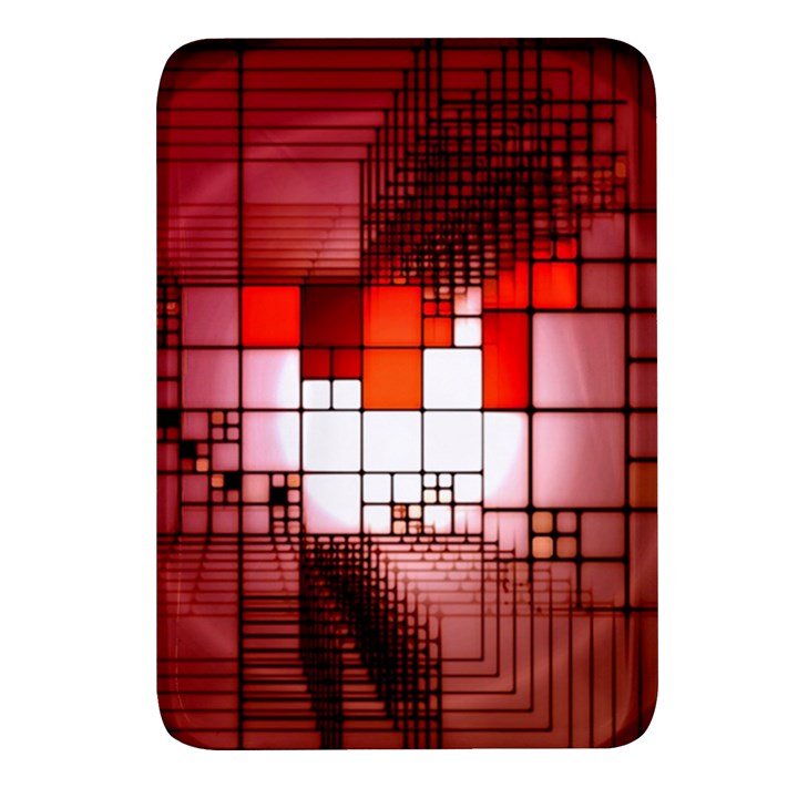 Pattern Structure Light Patterns Rectangular Glass Fridge Magnet (4 pack)