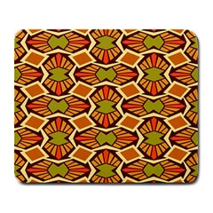 Geometry Shape Retro Trendy Symbol Large Mousepad by danenraven