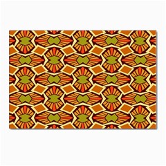 Geometry Shape Retro Trendy Symbol Postcard 4 x 6  (pkg Of 10) by danenraven