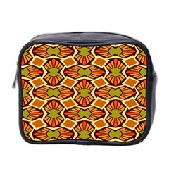 Geometry Shape Retro Trendy Symbol Mini Toiletries Bag (two Sides) by danenraven