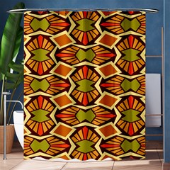 Geometry Shape Retro Trendy Symbol Shower Curtain 60  X 72  (medium)  by danenraven