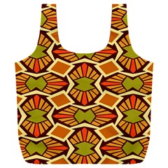 Geometry Shape Retro Trendy Symbol Full Print Recycle Bag (xxl) by danenraven