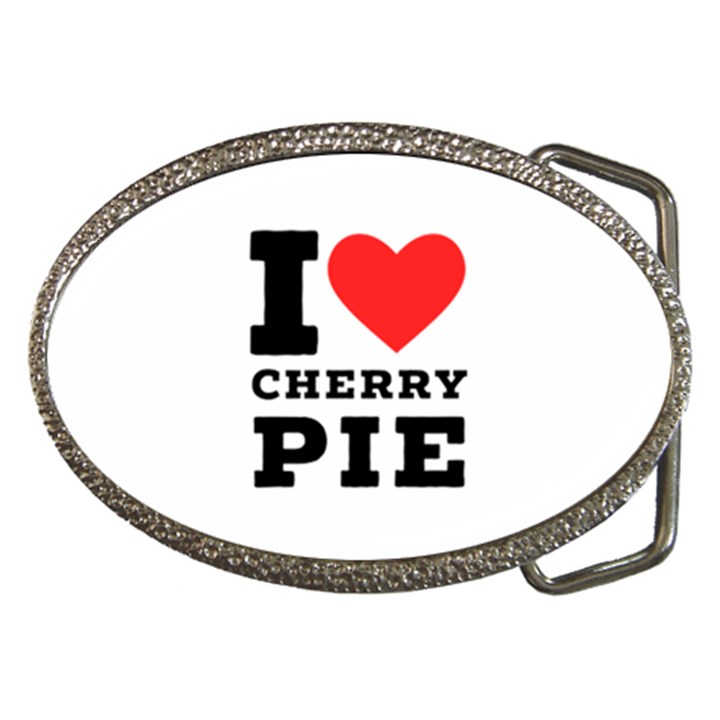 I love cherry pie Belt Buckles