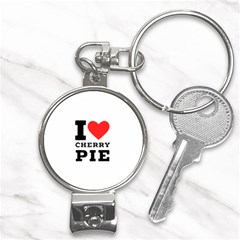 I Love Cherry Pie Nail Clippers Key Chain by ilovewhateva