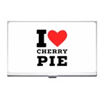 I love cherry pie Business Card Holder Front