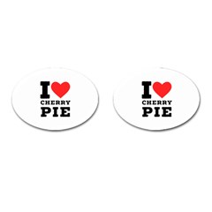 I Love Cherry Pie Cufflinks (oval) by ilovewhateva