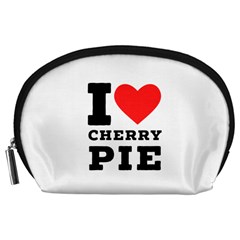 I Love Cherry Pie Accessory Pouch (large) by ilovewhateva