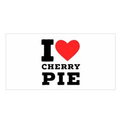 I Love Cherry Pie Satin Shawl 45  X 80  by ilovewhateva