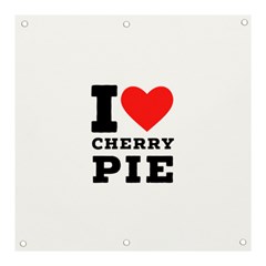 I Love Cherry Pie Banner And Sign 3  X 3  by ilovewhateva