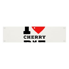 I Love Cherry Pie Banner And Sign 4  X 1  by ilovewhateva