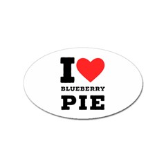 I Love Blueberry Sticker (oval) by ilovewhateva