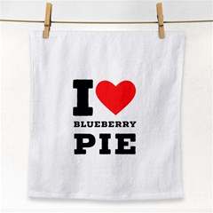 I Love Blueberry Face Towel by ilovewhateva