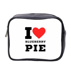 I Love Blueberry Mini Toiletries Bag (two Sides) by ilovewhateva