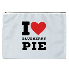 I Love Blueberry Cosmetic Bag (xxl) by ilovewhateva