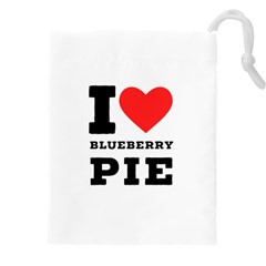 I Love Blueberry Drawstring Pouch (5xl) by ilovewhateva