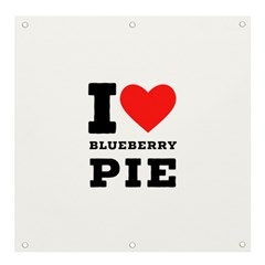 I Love Blueberry Banner And Sign 4  X 4  by ilovewhateva