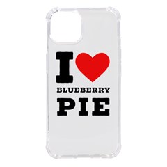 I Love Blueberry Iphone 14 Tpu Uv Print Case by ilovewhateva