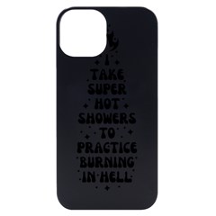 1 Iphone 14 Black Uv Print Case