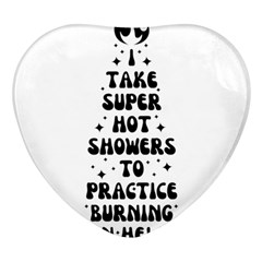 1 Heart Glass Fridge Magnet (4 Pack) by sidiakram