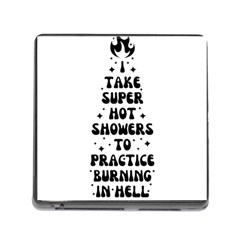 I Take A Super Hot Shower To Practice Burning In Hell Memory Card Reader (square 5 Slot) by sidiakram