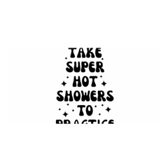 I Take A Super Hot Shower To Practice Burning In Hell Satin Wrap 35  X 70  by sidiakram