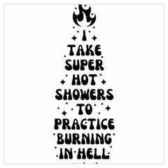 I Take A Super Hot Shower To Practice Burning In Hell Lightweight Scarf  by sidiakram