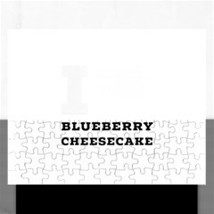 I Love Blueberry Cheesecake  Rectangular Jigsaw Puzzl by ilovewhateva