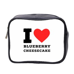 I Love Blueberry Cheesecake  Mini Toiletries Bag (two Sides) by ilovewhateva