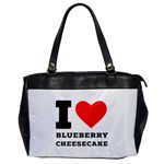 I love blueberry cheesecake  Oversize Office Handbag Front