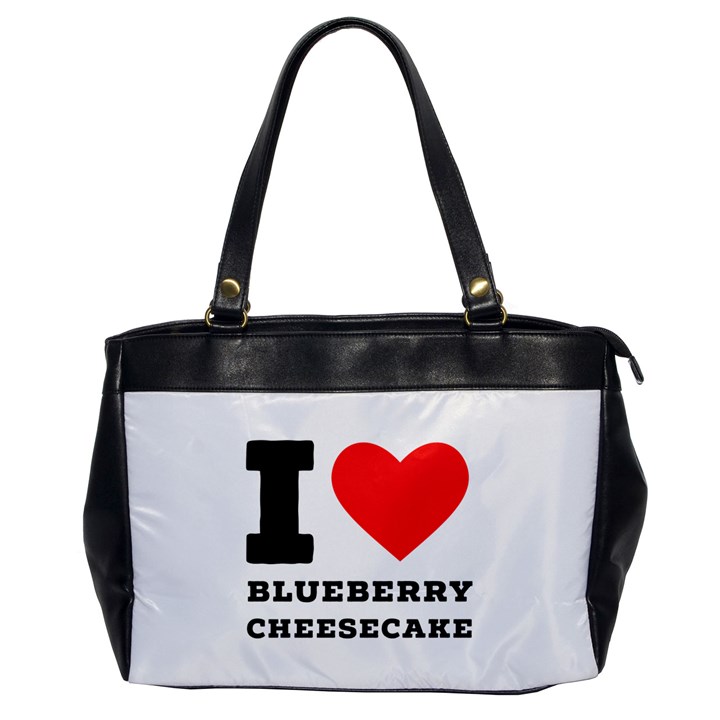 I love blueberry cheesecake  Oversize Office Handbag