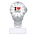 I love blueberry cheesecake  Plastic Nurses Watch Front