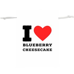 I Love Blueberry Cheesecake  Lightweight Drawstring Pouch (xl) by ilovewhateva