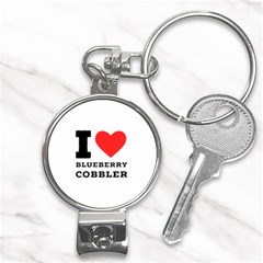 I Love Blueberry Cobbler Nail Clippers Key Chain by ilovewhateva